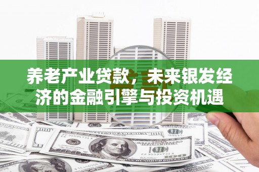 松江养老产业贷款，未来银发经济的金融引擎与投资机遇