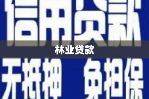 松江林业贷款