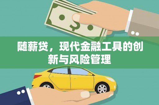 松江随薪贷，现代金融工具的创新与风险管理