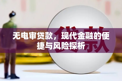 松江无电审贷款，现代金融的便捷与风险探析