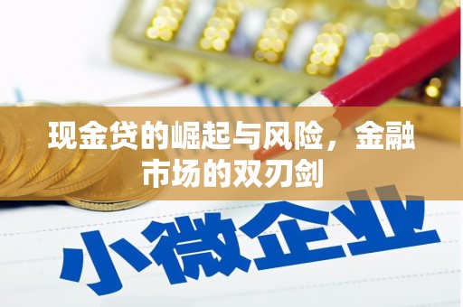 松江现金贷的崛起与风险，金融市场的双刃剑