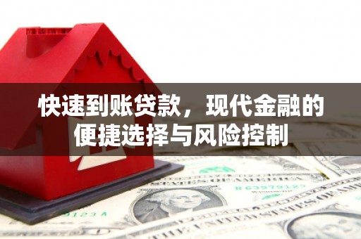 松江快速到账贷款，现代金融的便捷选择与风险控制