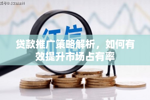 松江贷款推广策略解析，如何有效提升市场占有率