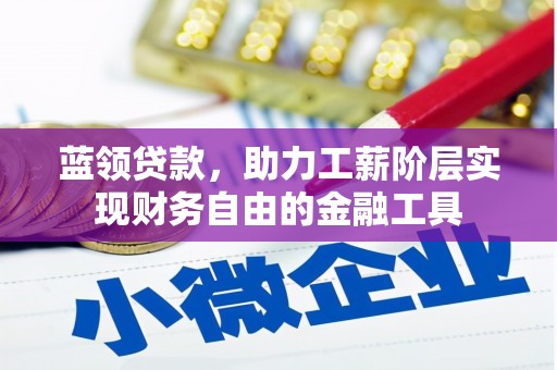 松江蓝领贷款，助力工薪阶层实现财务自由的金融工具