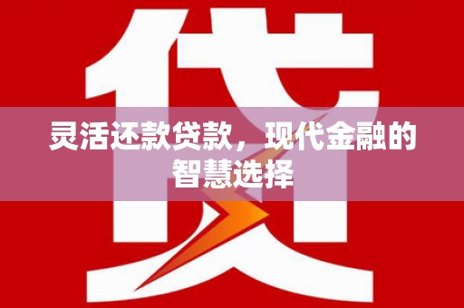 松江灵活还款贷款，现代金融的智慧选择