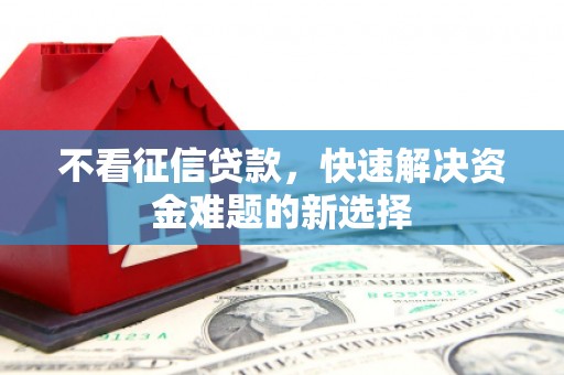 松江不看征信贷款，快速解决资金难题的新选择