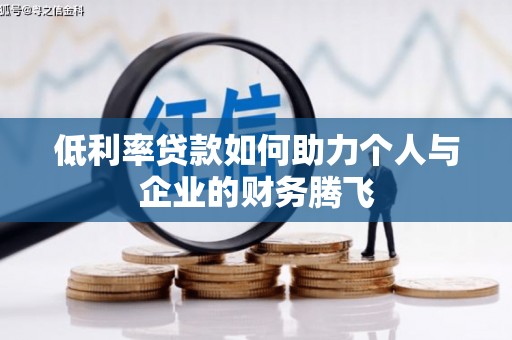 松江低利率贷款如何助力个人与企业的财务腾飞