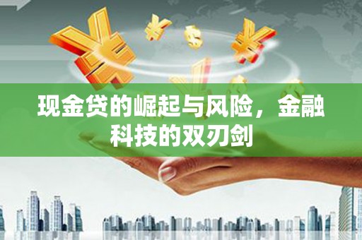 松江现金贷的崛起与风险，金融科技的双刃剑