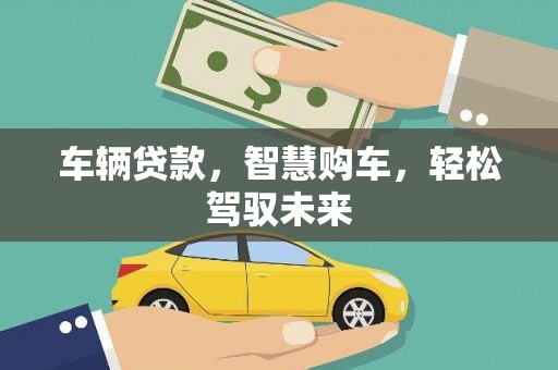 松江车辆贷款，智慧购车，轻松驾驭未来