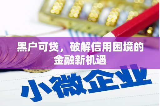 松江黑户可贷，破解信用困境的金融新机遇